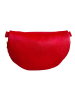 Florence Bags Skórzana saszetka "Starly" w kolorze czerwonym - 25 x 16 x 8 cm