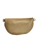 Florence Bags Leder-Brustbeutel "Starly" in Beige - (B)25 x (H)16 x (T)8 cm