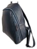 Florence Bags Skórzany plecak "Lacona" w kolorze granatowym - 34 x 28 x 16 cm