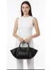 Florence Bags Leder-Henkeltasche "Enfola" in Schwarz - (B)50 x (H)22 x (T)17 cm