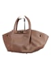 Florence Bags Leder-Henkeltasche "Enfola" in Hellbraun - (B)50 x (H)22 x (T)17 cm