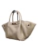 Florence Bags Skórzana torebka "Enfola" w kolorze beżowym - 50 x 22 x 17 cm