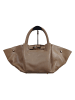 Florence Bags Leder-Henkeltasche "Enfola" in Hellbraun - (B)50 x (H)22 x (T)17 cm
