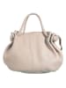 Florence Bags Skórzana torebka "Chiessi" w kolorze beżowym - 40 x 30 x 15 cm
