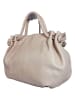 Florence Bags Skórzana torebka "Chiessi" w kolorze beżowym - 40 x 30 x 15 cm