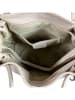 Florence Bags Skórzana torebka "Chiessi" w kolorze beżowym - 40 x 30 x 15 cm