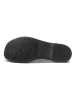 Reef Leren teenslippers zwart