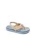 Reef Plateausandalen "Little Ahi" beige