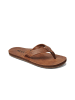 Reef Leren teenslippers "Reef" bruin
