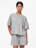 Pieces Shirt "Chilli" in Grau