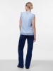 Pieces Blousetop "Olline" lichtblauw
