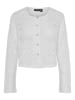 Pieces Cardigan "Sonnie" in Weiß