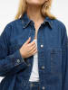 Vila Spijkerblouse "Creek" donkerblauw