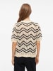 Vila Pullover "Autra" in Creme/ Schwarz