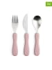 Sebra 3tlg. Besteck in Pink