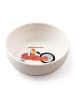 Sebra Miska "Busy Builders" w kolorze kremowym ze wzorem - wys. 5 x Ø 13 cm