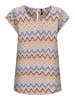 ONLY Bluse in Camel/ Blau