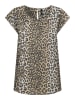 ONLY Bluse in Hellbraun/ Beige/ Schwarz