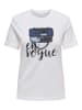 ONLY Shirt in Weiß