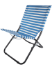 Regatta Klapstoel "Kruza" blauw/wit