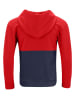 Fila Sweatjacke in Rot/ Dunkelblau