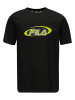 Fila Shirt in Schwarz/ Gelb