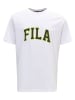 Fila Shirt in Weiß/ Schwarz/ Gelb