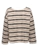 Juvia Sweatshirt in Hellbraun/ Schwarz