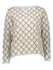 Juvia Sweatshirt in Creme/ Schwarz