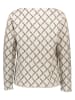 Juvia Sweatshirt in Creme/ Schwarz