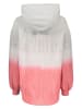 Juvia Hoodie in Hellgrau/ Weiß/ Pink