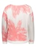 Juvia Sweatshirt in Weiß/ Pink