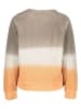 Juvia Sweatshirt in Taupe/ Creme/ Orange