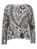 Juvia Sweatshirt in Creme/ Schwarz