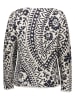 Juvia Sweatshirt in Creme/ Schwarz