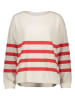 Juvia Sweatshirt in Creme/ Rot