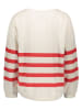 Juvia Sweatshirt in Creme/ Rot