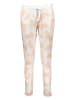Juvia Pyjama-Hose in Weiß/ Orange