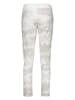 Juvia Pyjama-Hose in Hellgrau/ Weiß