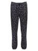 Juvia Pyjama-Hose in Dunkelblau/ Beige