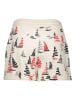 Juvia Shorts in Creme/ Rot