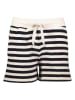 Juvia Shorts in Dunkelblau/ Creme