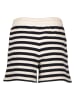 Juvia Shorts in Dunkelblau/ Creme