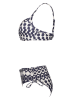 SUSA Bikini donkerblauw/wit