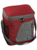 Cilio Isoliertasche "Cortina" in Rot/ Grau - (B)20 x (H)27 x (T)25 cm