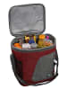 Cilio Isoliertasche "Cortina" in Rot/ Grau - (B)20 x (H)27 x (T)25 cm