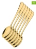 Cilio 6er-Set: Kaffeelöffel in Gold - (L)13 cm