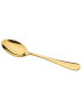 Cilio 6er-Set: Kaffeelöffel in Gold - (L)13 cm