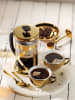Cilio 6er-Set: Kaffeelöffel in Gold - (L)13 cm