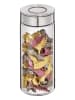 Cilio Vorratsdose "Vetro" in Transparent/ Silber - 1,4 l